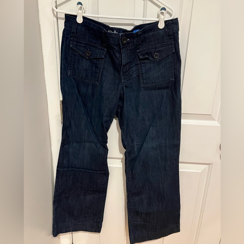 Style & Co Flare Trouser Jeans- 12p